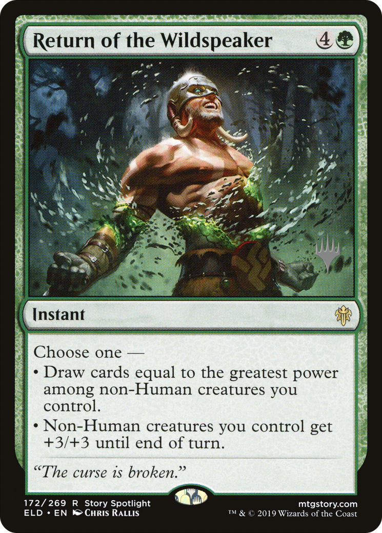 Image of Return of the Wildspeaker (Promo Pack) [Throne of Eldraine Promos]