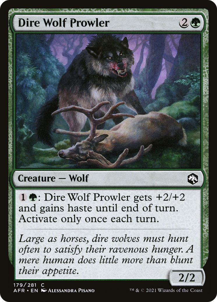 Image of Dire Wolf Prowler [Dungeons & Dragons: Adventures in the Forgotten Realms]