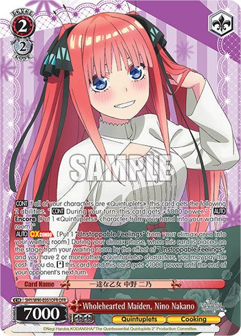 Image of Wholehearted Maiden, Nino Nakano (5HY/W90-E051OFR OFR) [The Quintessential Quintuplets 2]