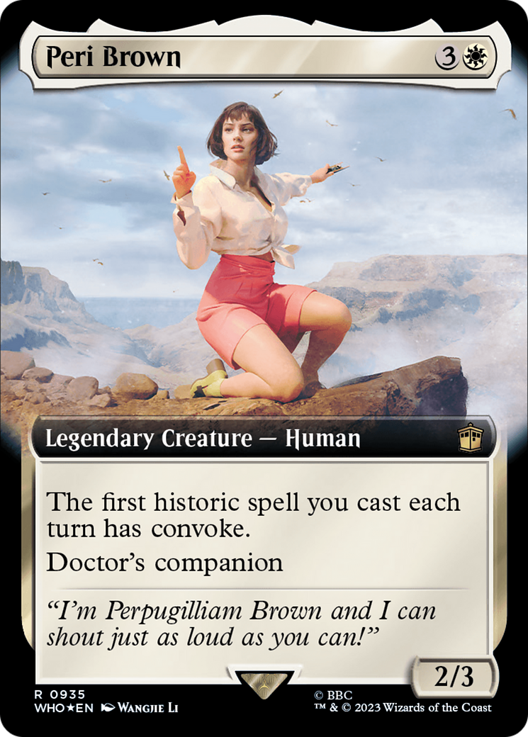 Image of Peri Brown (Extended Art) (Surge Foil) [Doctor Who]