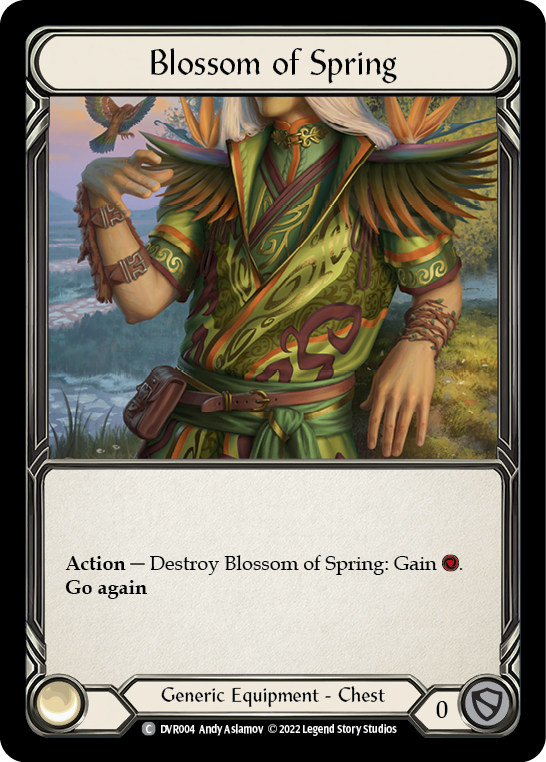 Image of Blossom of Spring [DVR004] (Classic Battles: Rhinar vs Dorinthea)  Rainbow Foil