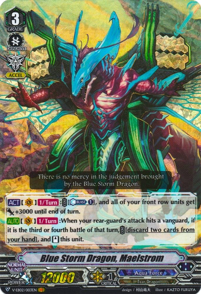 Image of Blue Storm Dragon, Maelstrom (V-EB02/003EN) [Champions of the Asia Circuit]