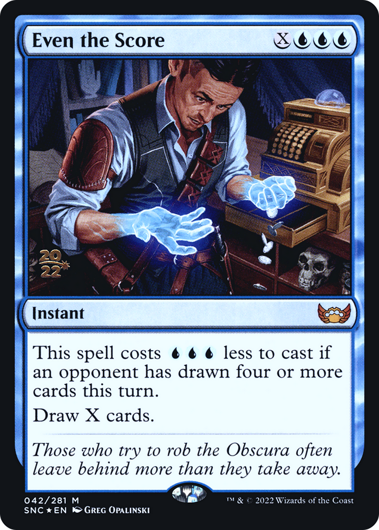 Image of Even the Score [Streets of New Capenna Prerelease Promos]