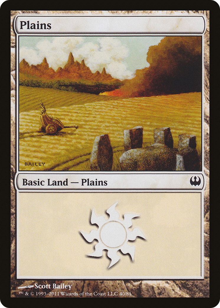 Image of Plains (40) [Duel Decks: Knights vs. Dragons]