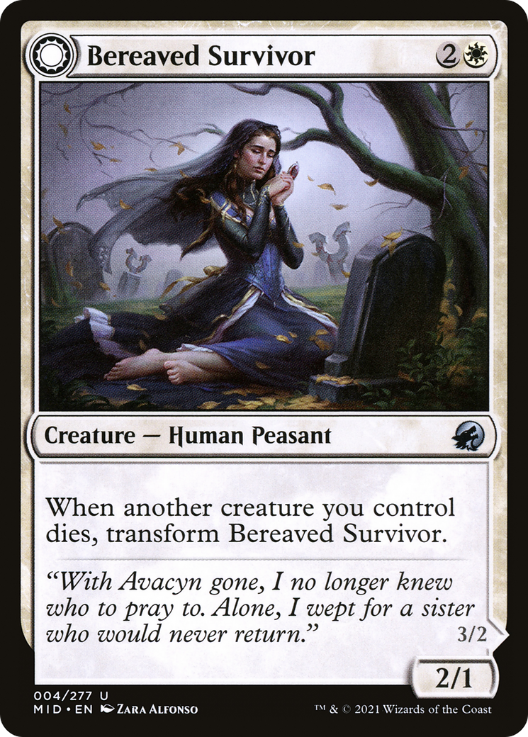 Image of Bereaved Survivor // Dauntless Avenger [Innistrad: Midnight Hunt]