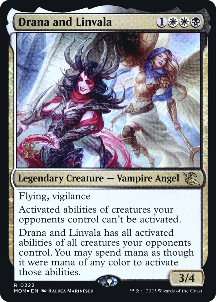 Image of Drana and Linvala [March of the Machine Prerelease Promos]