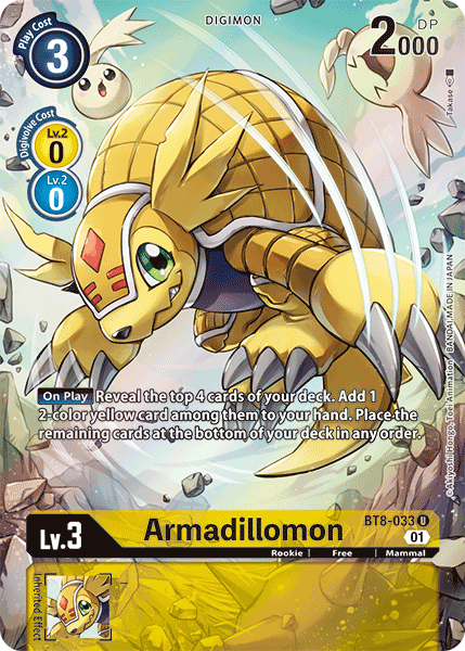 Image of Armadillomon [BT8-033] (Alternate Art) [New Awakening]