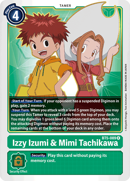 Image of Izzy Izumi & Mimi Tachikawa [BT5-089] [Battle of Omni]
