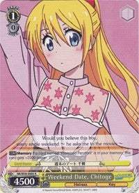 Image of Weekend Date, Chitoge (NK/W30-E005 R) [NISEKOI -False Love-]