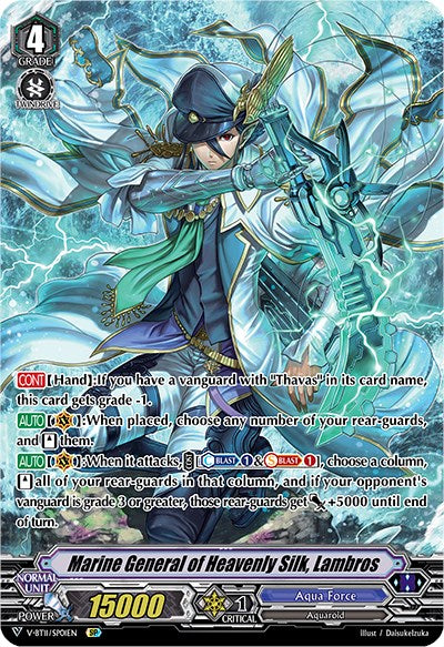 Image of Marine General of Heavenly Silk, Lambros (V-BT11/SP01EN) [Storm of the Blue Cavalry]