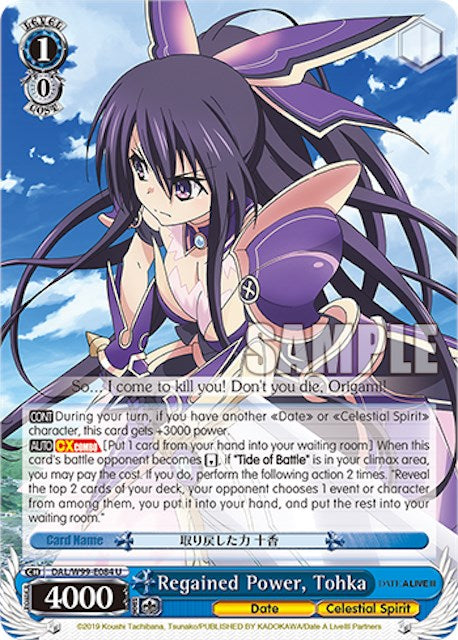 Image of Regained Power, Tohka [Date A Live Vol.2]