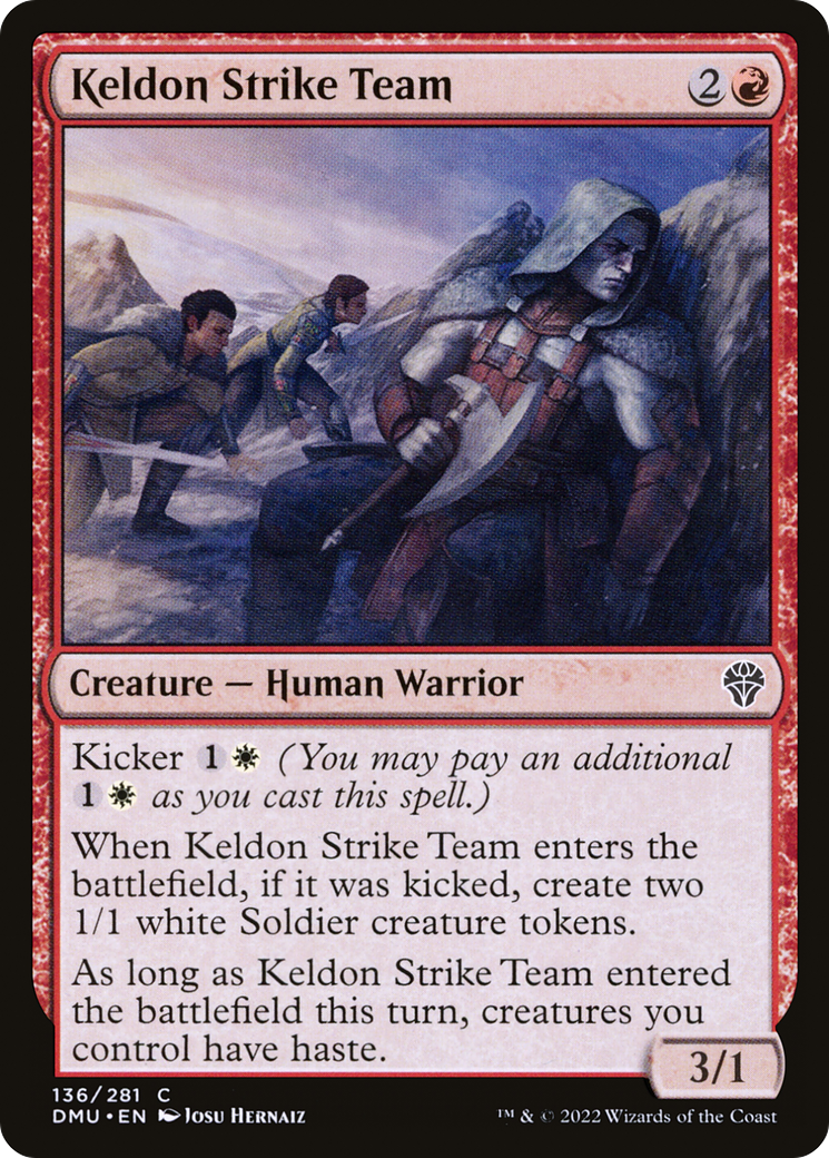 Image of Keldon Strike Team [Dominaria United]
