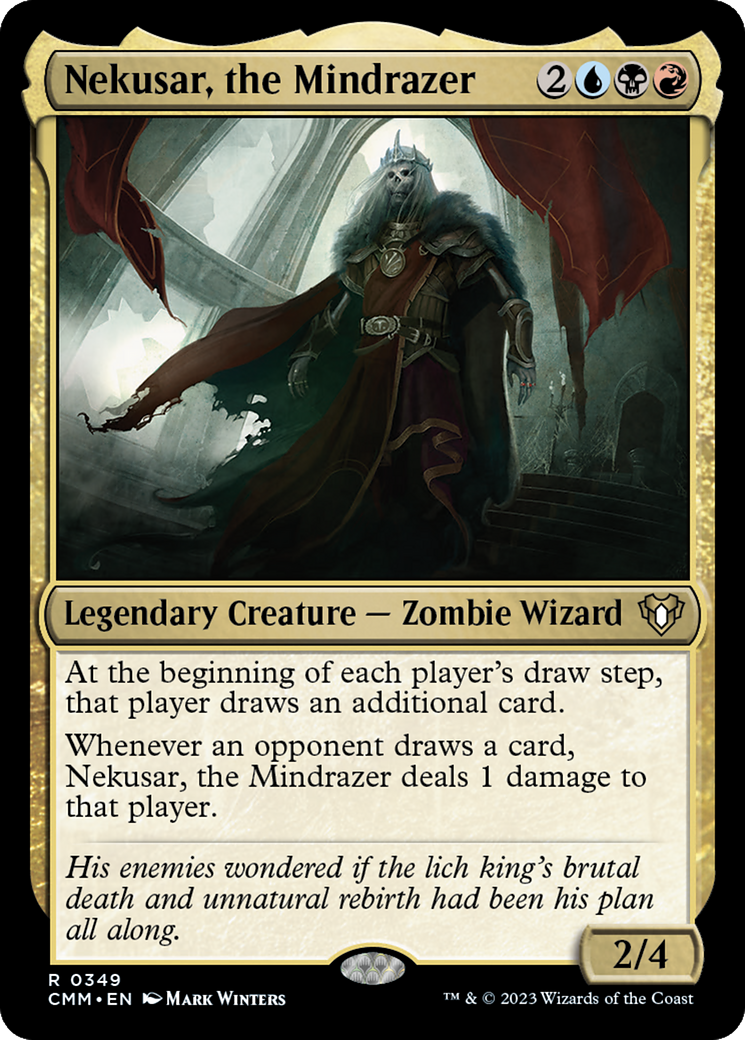 Image of Nekusar, the Mindrazer [Commander Masters]