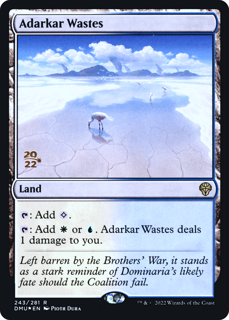 Image of Adarkar Wastes [Dominaria United Prerelease Promos]
