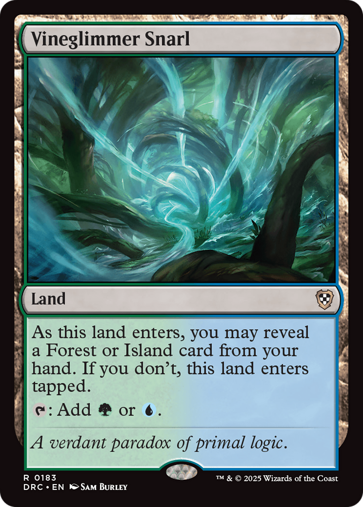 Image of Vineglimmer Snarl [Aetherdrift Commander]