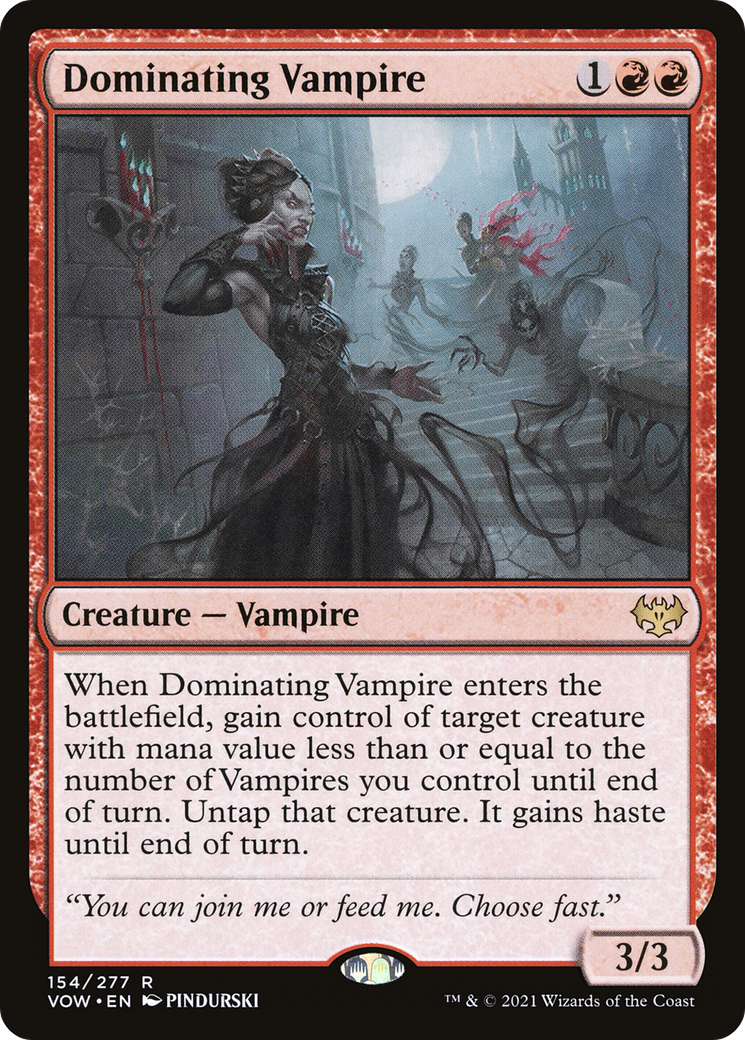 Image of Dominating Vampire [Innistrad: Crimson Vow]