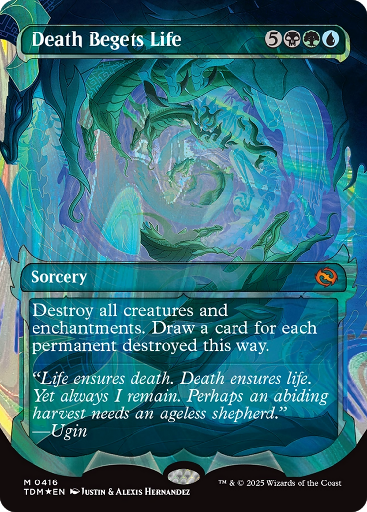 Image of Death Begets Life (Showcase) (Halo Foil) [Tarkir: Dragonstorm]