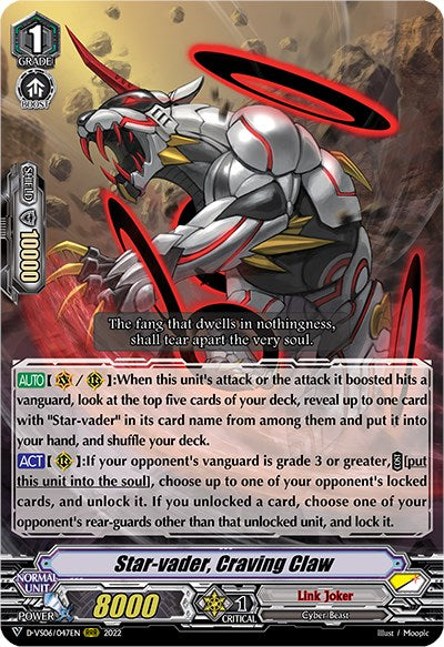 Image of Star-vader, Craving Claw (D-VS06/047EN) [V Clan Collection Vol.6]