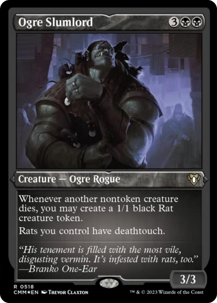 Image of Ogre Slumlord (Foil Etched) [Commander Masters]