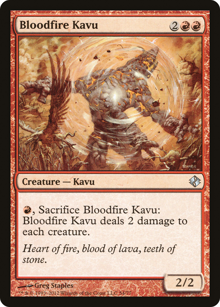 Image of Bloodfire Kavu [Duel Decks: Venser vs. Koth]