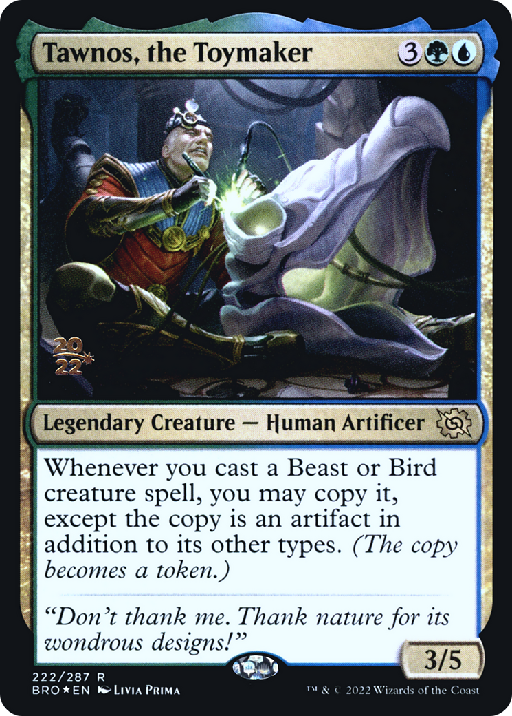 Image of Tawnos, the Toymaker [The Brothers' War Prerelease Promos]