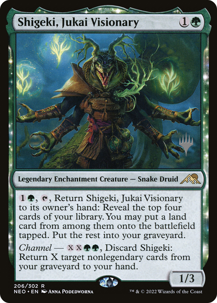 Image of Shigeki, Jukai Visionary (Promo Pack) [Kamigawa: Neon Dynasty Promos]