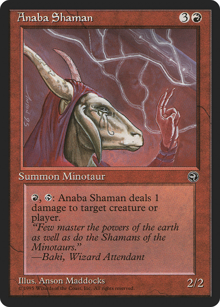 Image of Anaba Shaman (Baki Flavor Text) [Homelands]