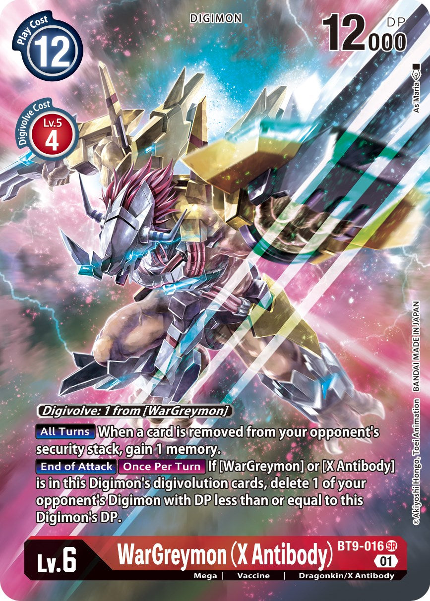 Image of WarGreymon (X Antibody) [BT9-016] (Alternate Art) [X Record]