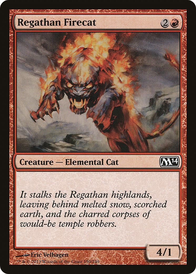 Image of Regathan Firecat [Magic 2014]