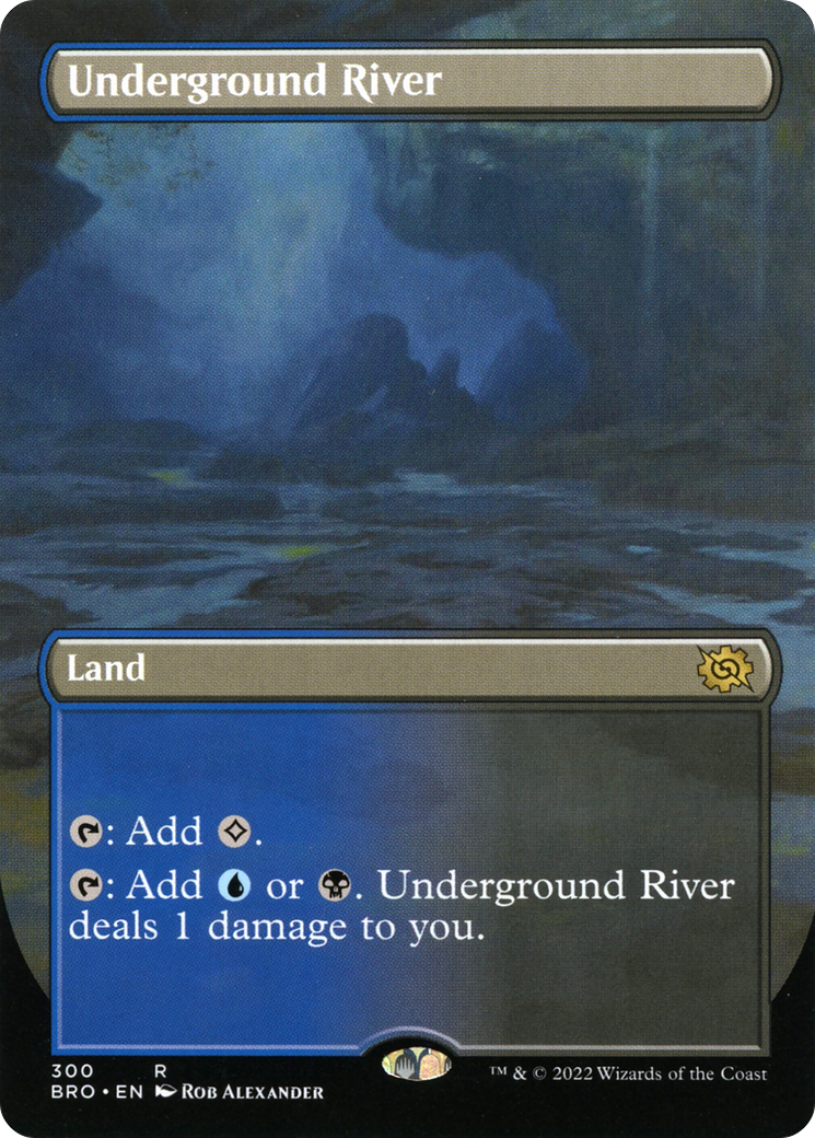 Image of Underground River (Borderless Alternate Art) [The Brothers' War]