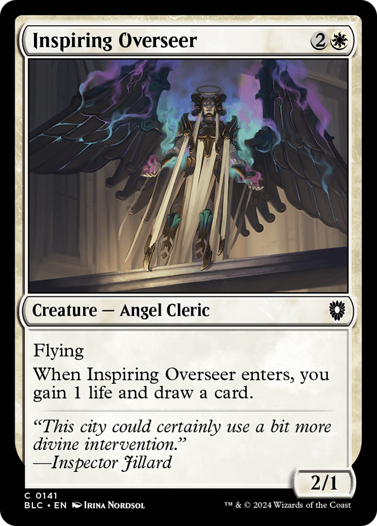 Image of Inspiring Overseer [Bloomburrow Commander]