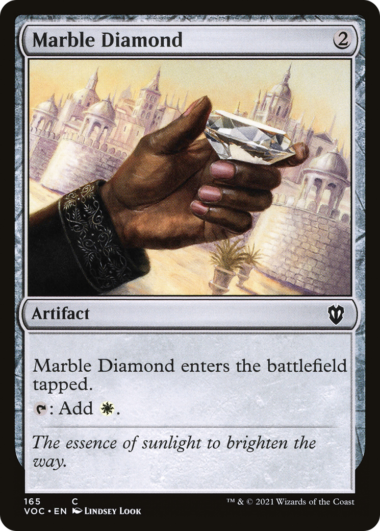 Image of Marble Diamond [Innistrad: Crimson Vow Commander]