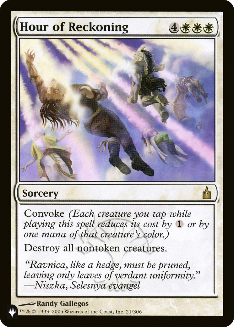 Image of Hour of Reckoning [The List]