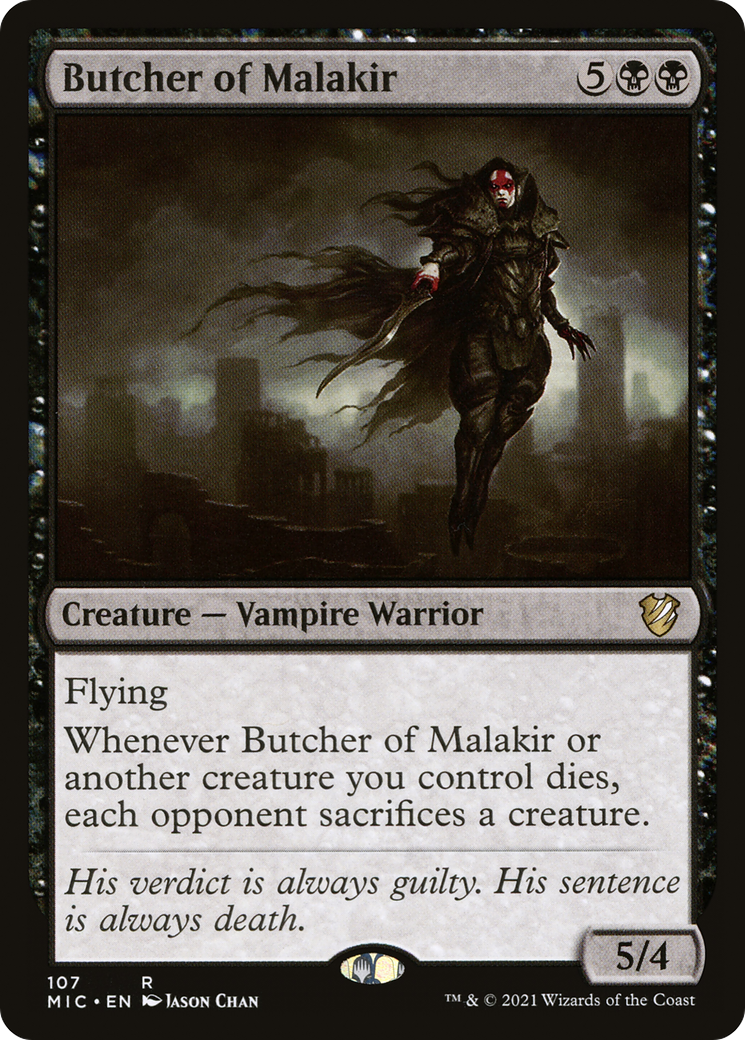 Image of Butcher of Malakir [Innistrad: Midnight Hunt Commander]