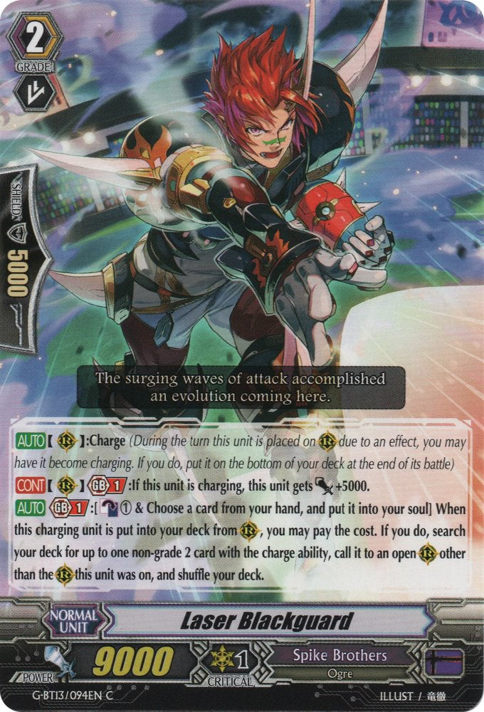 Image of Laser Blackguard (G-BT13/094EN) [Ultimate Stride]