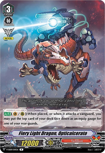 Image of Fiery Light Dragon, Opticalcerato (V-EB09/019EN) [The Raging Tactics]
