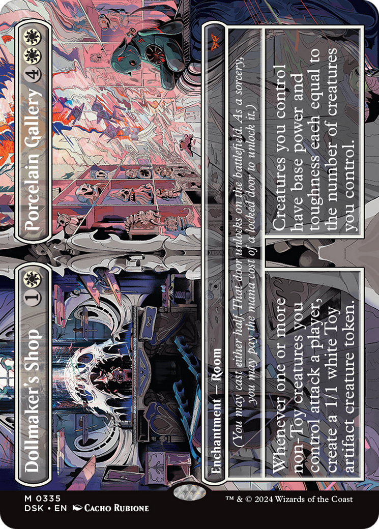 Image of Dollmaker's Shop // Porcelain Gallery (Borderless) [Duskmourn: House of Horror]