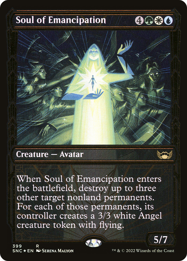 Image of Soul of Emancipation (Showcase Golden Age Gilded Foil) [Streets of New Capenna]
