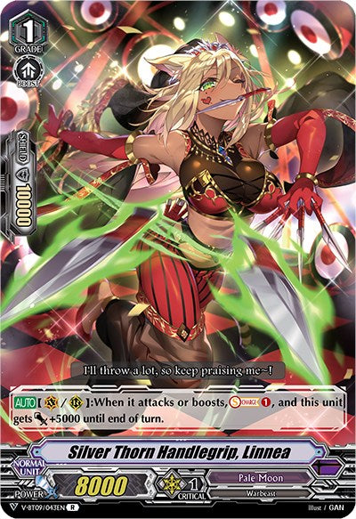 Image of Silver Thorn Handlegrip, Linnea (V-BT09/043EN) [Butterfly d'Moonlight]