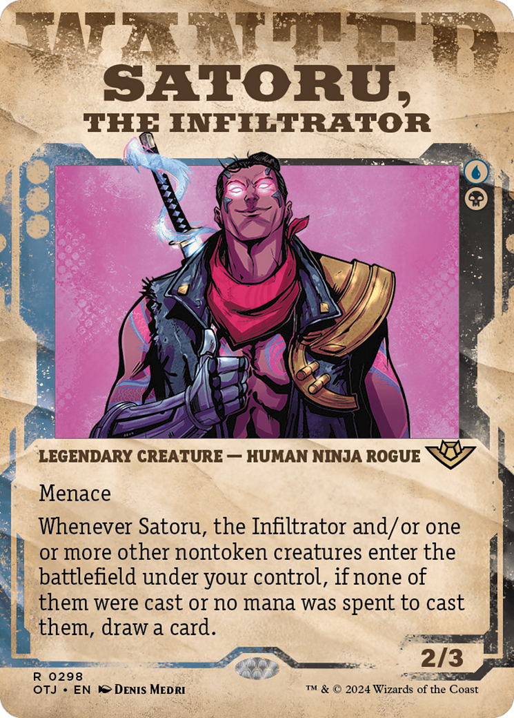 Image of Satoru, the Infiltrator (Showcase) [Outlaws of Thunder Junction]