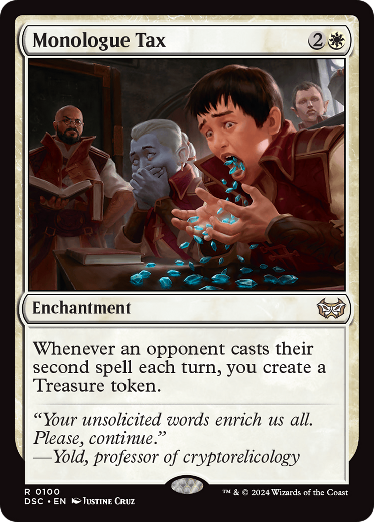Image of Monologue Tax [Duskmourn: House of Horror Commander]