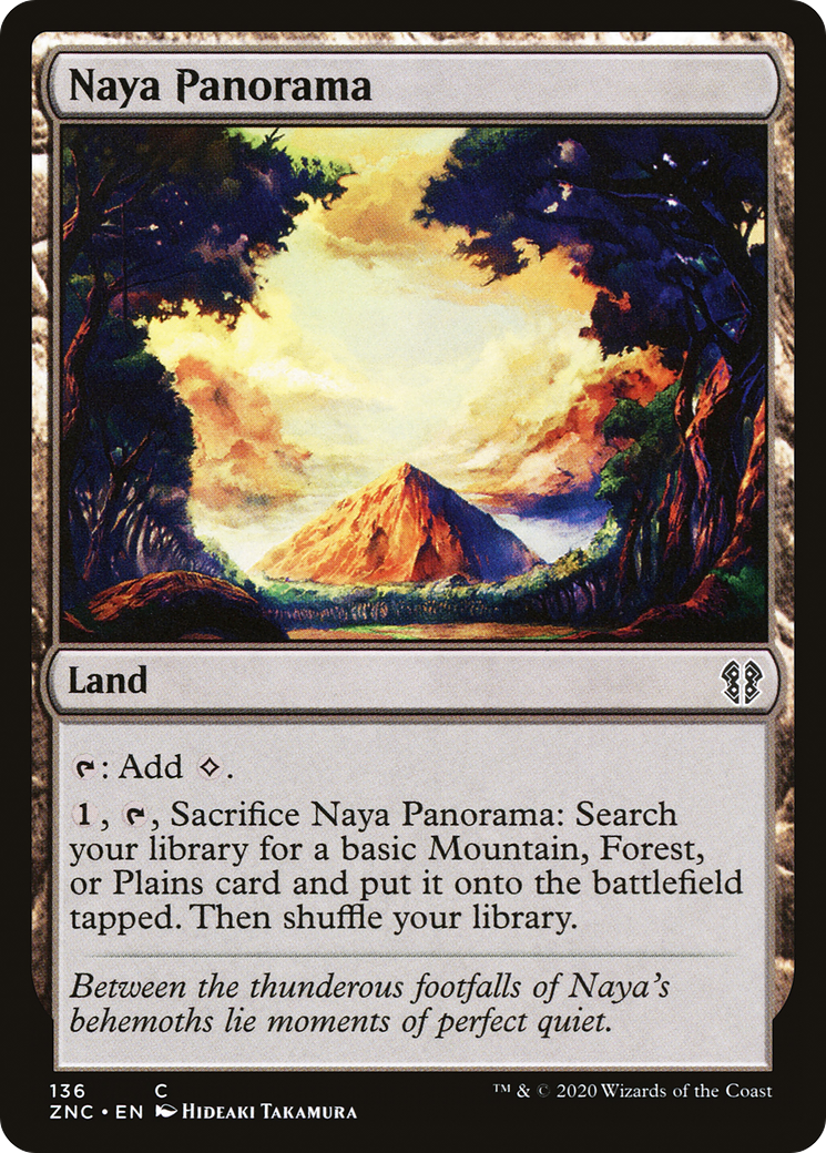 Image of Naya Panorama [Zendikar Rising Commander]