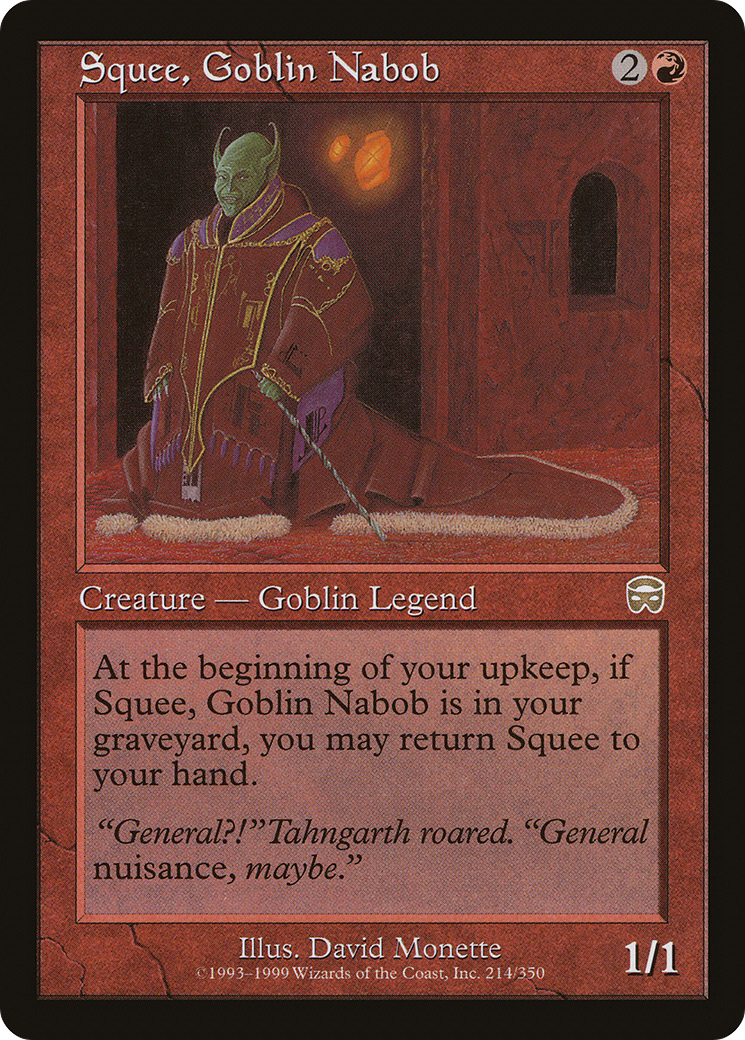 Image of Squee, Goblin Nabob [Mercadian Masques]