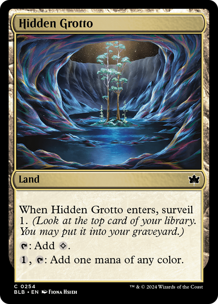 Image of Hidden Grotto [Bloomburrow]