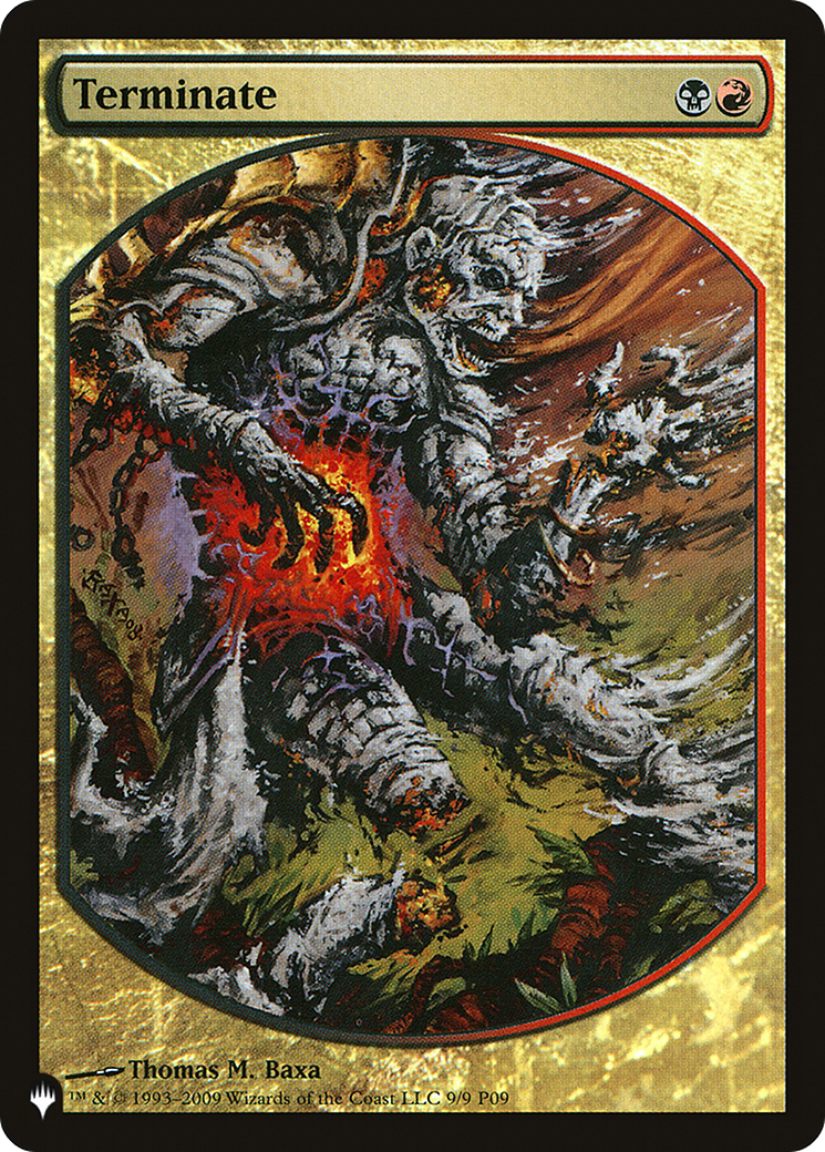 Image of Terminate [The List]