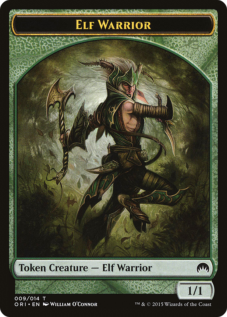 Image of Elf Warrior Token [Magic Origins Tokens]