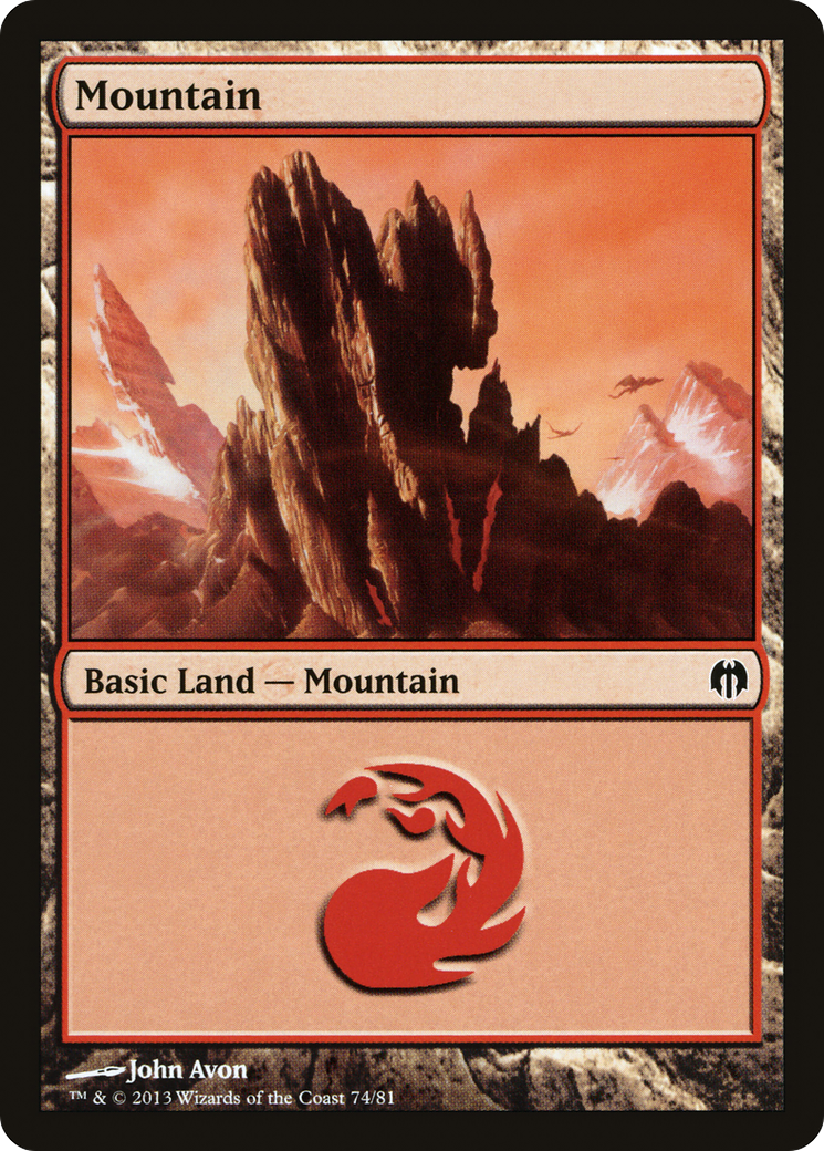 Image of Mountain (74) [Duel Decks: Heroes vs. Monsters]
