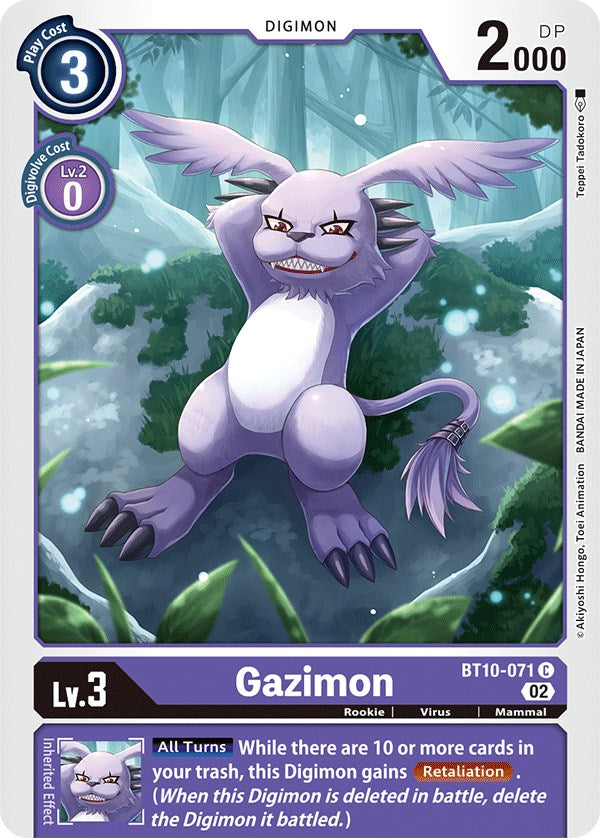 Image of Gazimon [BT10-071] [Xros Encounter]