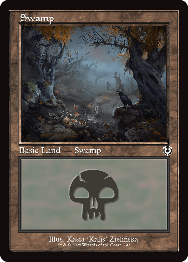 Image of Swamp (293) (Retro Frame) [Innistrad Remastered]