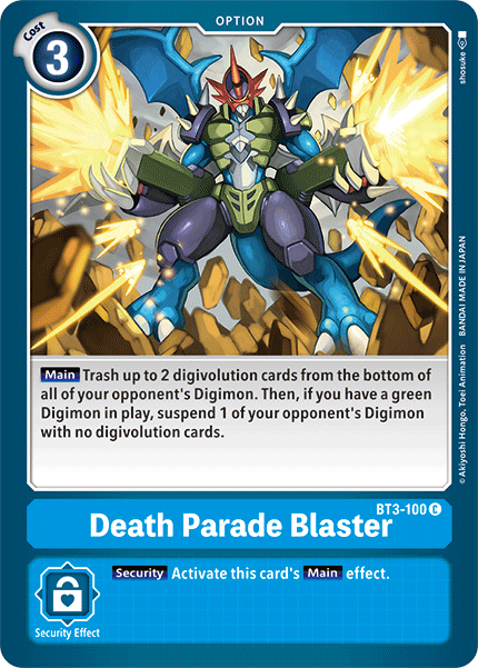 Image of Death Parade Blaster [BT3-100] [Release Special Booster Ver.1.5]